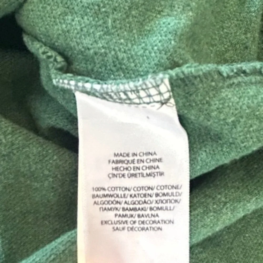 Polo Ralph Lauren Polo Shirt Large Green Custom Fit Pique Cotton Preppy Classic